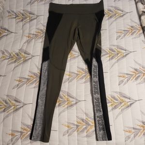 VS Pink Forest Green Leggings